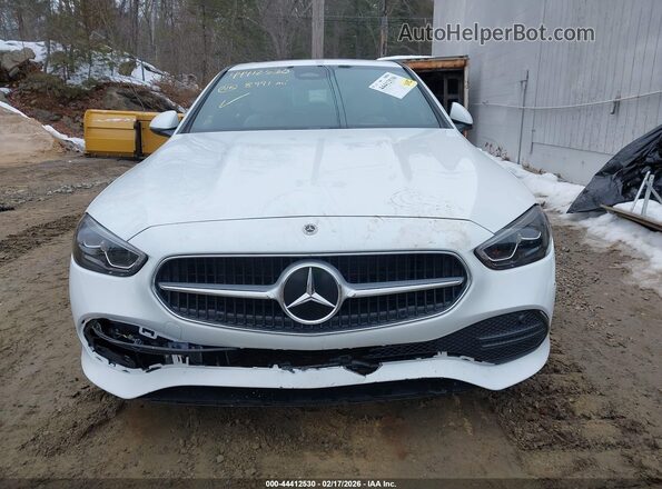 W1KAF4HB1RR166056 2024 MERCEDES-BENZ C-CLASS White წინა პანელის ხედი