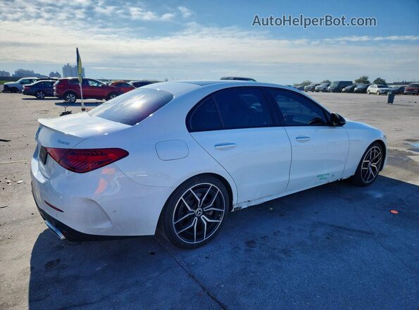 W1KAF4HB2NR016824 2022 MERCEDES-BENZ C White Rear right
