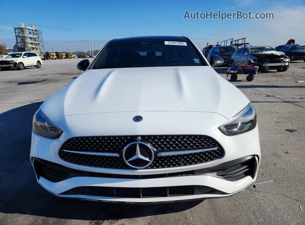W1KAF4HB2NR016824 2022 MERCEDES-BENZ C White Front view