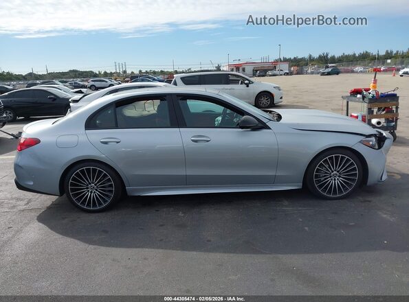 W1KAF4HB2PR096581 2023 MERCEDES-BENZ C-CLASS Silver Սալոնի հետևի տեսք