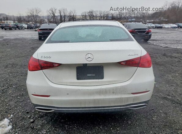 W1KAF4HB4SR254864 2025 MERCEDES-BENZ C White Widok z tyłu
