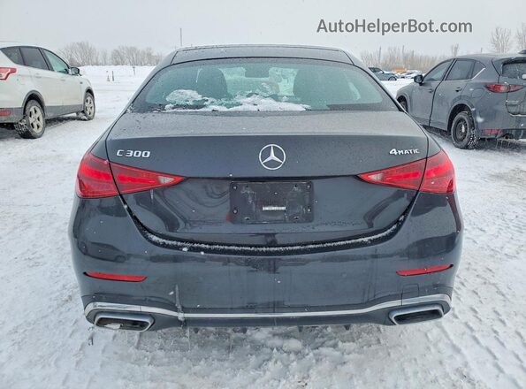 W1KAF4HB6NR011285 2022 MERCEDES-BENZ C Gray Հետևի տեսք