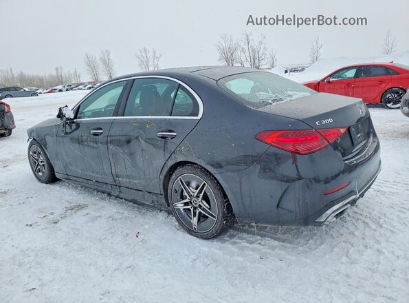 W1KAF4HB6NR011285 2022 MERCEDES-BENZ C Gray Հետևի ձախ