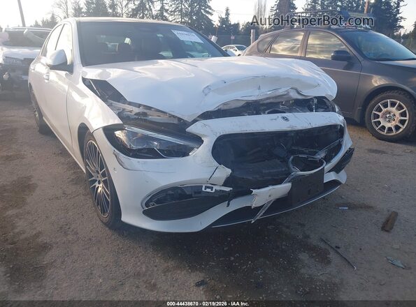 W1KAF4HB7NR054873 2022 MERCEDES-BENZ C-CLASS White 