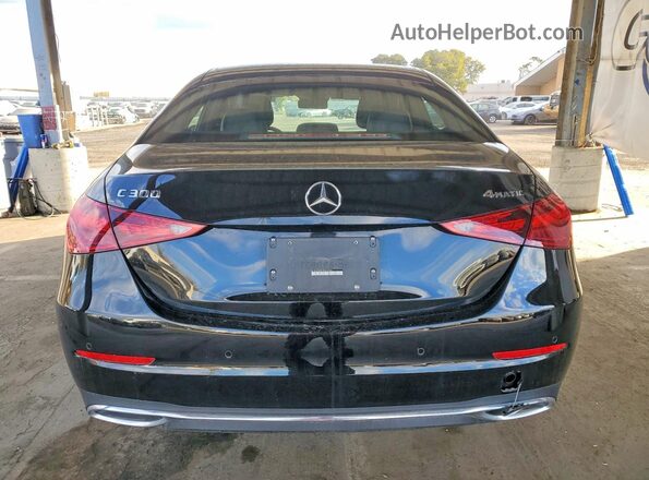 W1KAF4HB7SR279354 2025 MERCEDES-BENZ C Black Вид ззаду
