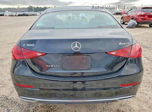 W1KAF4HBXPR086185 2023 MERCEDES-BENZ C Black Вид ззаду