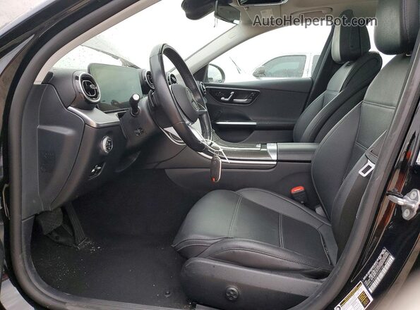 W1KAF4HBXPR086185 2023 MERCEDES-BENZ C Black Вид салону спереду