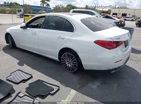 W1KAF4HBXPR126555 2023 MERCEDES-BENZ C-CLASS White Rear left