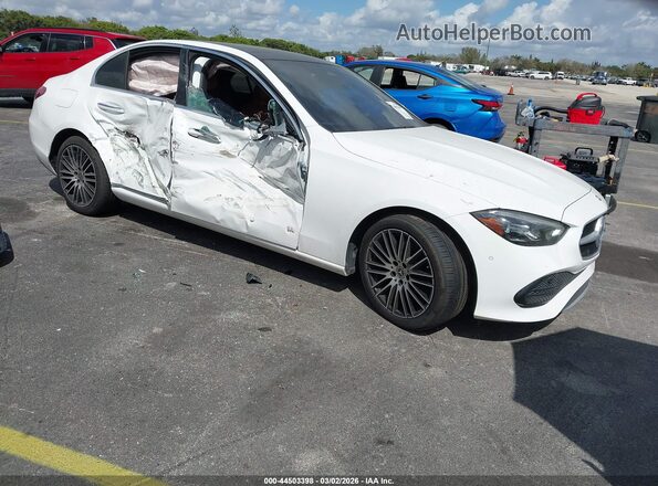 W1KAF4HBXPR126555 2023 MERCEDES-BENZ C-CLASS White Front view