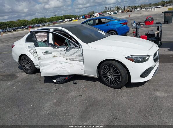 W1KAF4HBXPR126555 2023 MERCEDES-BENZ C-CLASS White Rear interior view