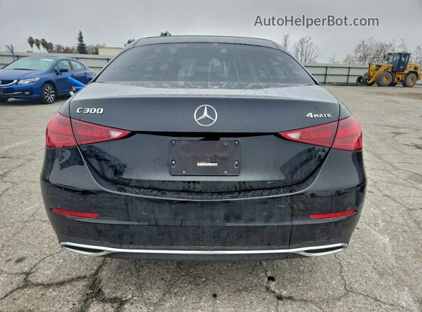 W1KAF4HBXRR211690 2024 MERCEDES-BENZ C Black Rear view