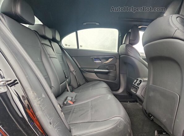 W1KAF4HBXRR211690 2024 MERCEDES-BENZ C Black Rear seats view