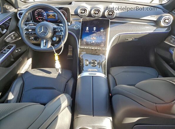 W1KAF8AB3RR217624 2024 MERCEDES-BENZ C Gray Dashboard view