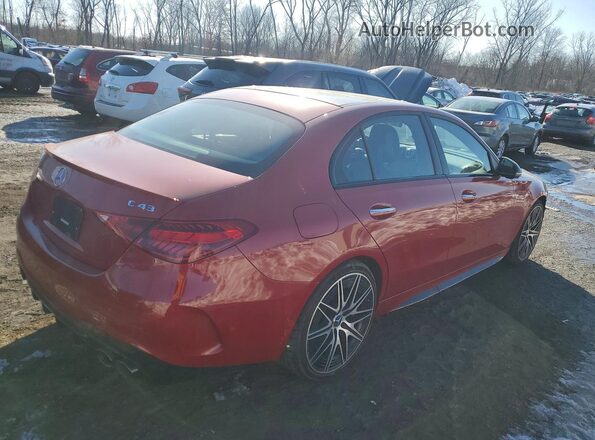 W1KAF8HB6RR227649 2024 MERCEDES-BENZ C Red 