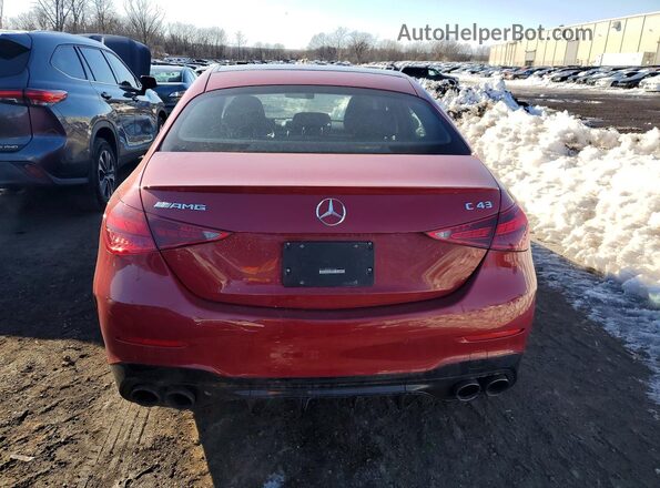 W1KAF8HB6RR227649 2024 MERCEDES-BENZ C Red 