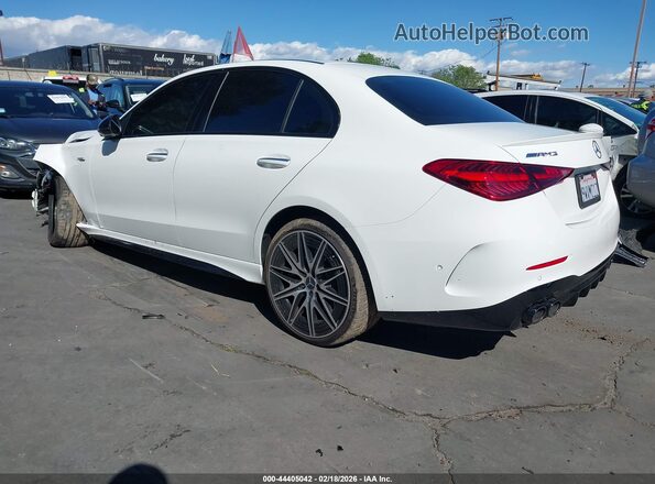 W1KAF8HB6TR309520 2026 MERCEDES-BENZ AMG C 43 White Tył lewy