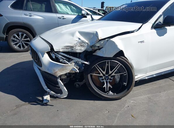 W1KAF8HB6TR309520 2026 MERCEDES-BENZ AMG C 43 White Widok z przodu