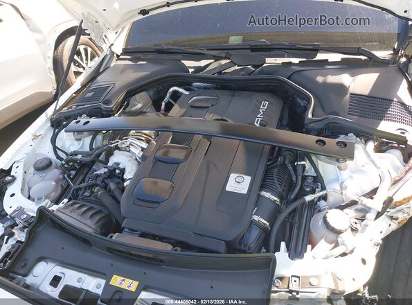 W1KAF8HB6TR309520 2026 MERCEDES-BENZ AMG C 43 White Widok z tyłu