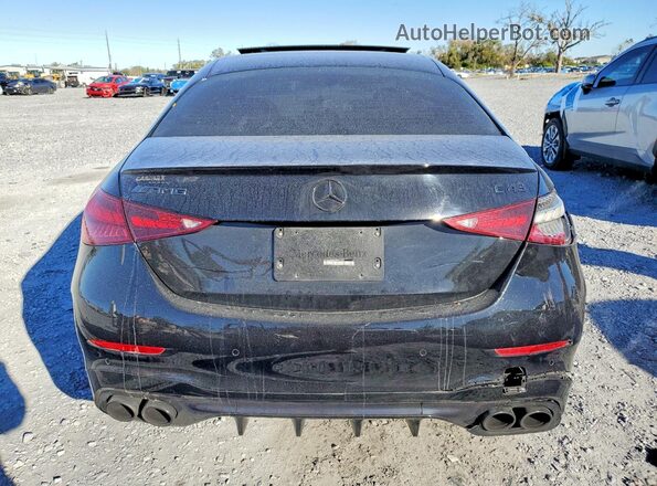 W1KAF8HB7PR091660 2023 MERCEDES-BENZ C Black Rear view