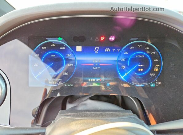 W1KCG2DB1SA050621 2025 MERCEDES-BENZ EQS Black Instrument cluster view