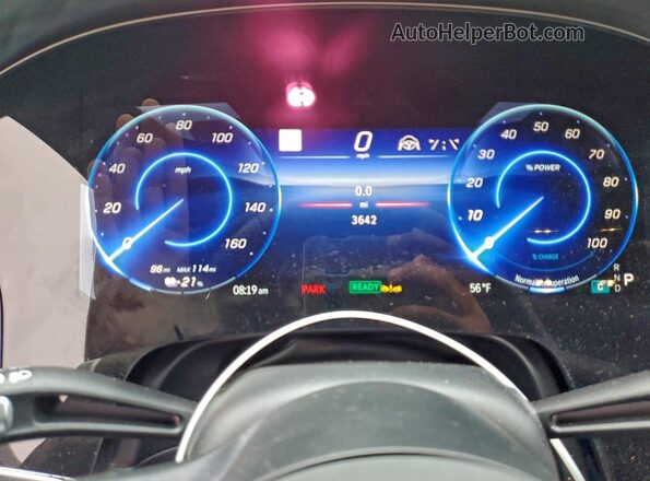 W1KCG2DB2SA050031 2025 MERCEDES-BENZ EQS Black Սարքավորումների վահանակի տեսք