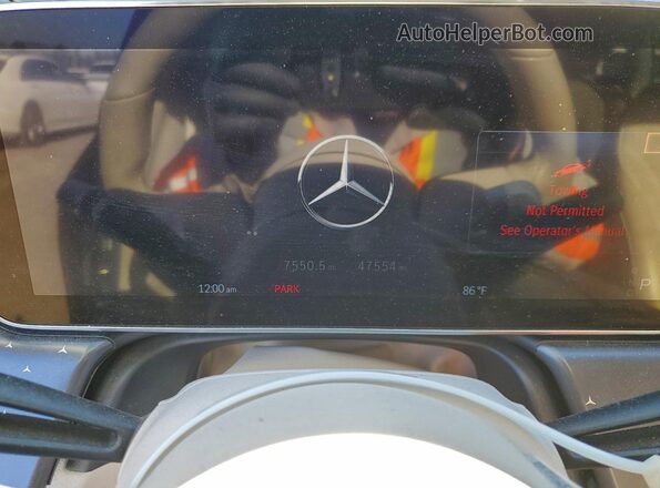 W1KCG2DB6NA012578 2022 MERCEDES-BENZ EQS Black Vista del cuadro de instrumentos