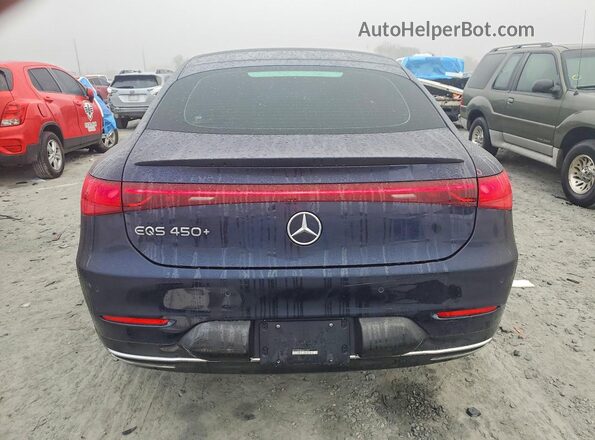 W1KCG2DB8NA013747 2022 MERCEDES-BENZ EQS Blue Rear view