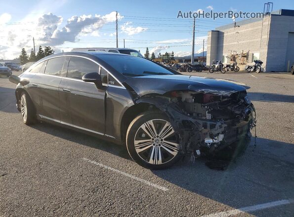 W1KCG2DB9NA012073 2022 MERCEDES-BENZ EQS Черный Передняя правая четверть