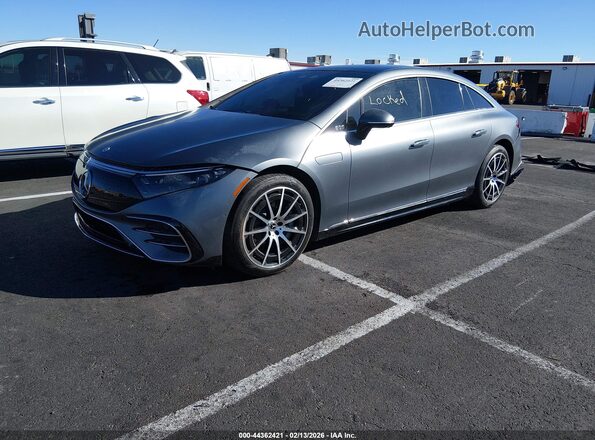 W1KCG4EB4PA039372 2023 MERCEDES-BENZ EQS 580 Gray წინა მარცხენა ხედი სამი მეოთხედიდან