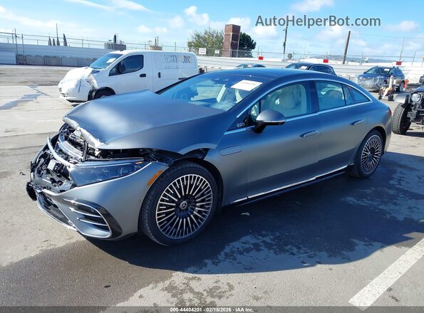 W1KCG4EB8PA042470 2023 MERCEDES-BENZ EQS 580 Gray წინა მარცხენა ხედი სამი მეოთხედიდან