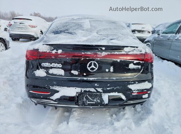 W1KCG4EBXNA004204 2022 MERCEDES-BENZ EQS Black Вид ззаду