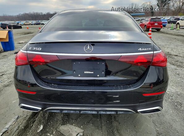 W1KLF4HB9SA093614 2025 MERCEDES-BENZ E Black Widok z tyłu