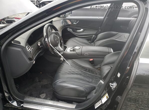 W1KUX8AB2LA550008 2020 MERCEDES-BENZ S Черный Вид салона спереди