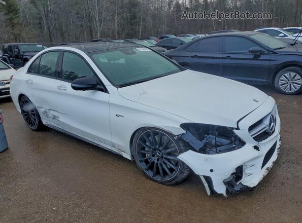 W1KWF6EB6MR631817 2021 MERCEDES-BENZ C White Przód prawy