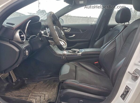 W1KWF6EB6MR631817 2021 MERCEDES-BENZ C White Widok wnętrza z przodu