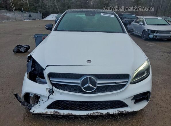 W1KWF6EB6MR631817 2021 MERCEDES-BENZ C White Widok z przodu