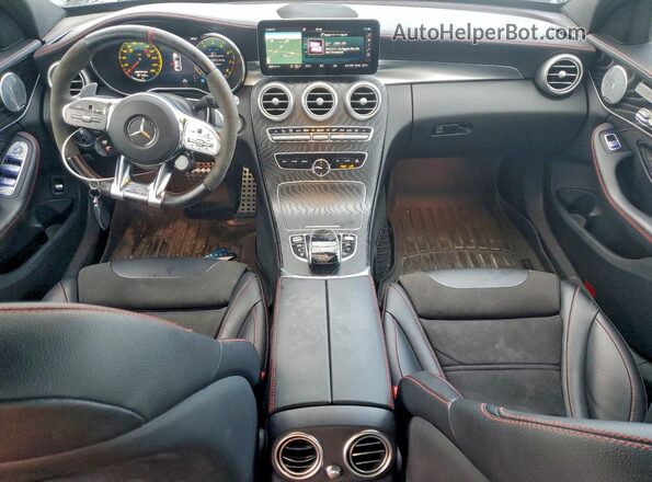W1KWF6EB6MR631817 2021 MERCEDES-BENZ C White Widok deski rozdzielczej
