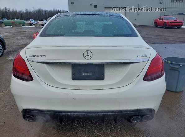W1KWF6EB6MR631817 2021 MERCEDES-BENZ C White Widok z tyłu