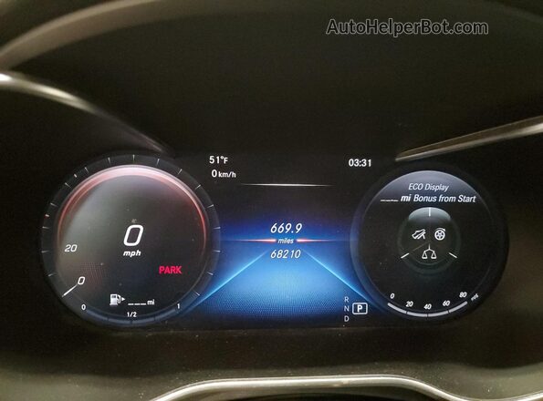 W1KWF8DB0MR638856 2021 MERCEDES-BENZ C Silver Вид щитка приладів