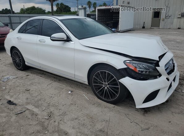 W1KWF8DB0MR641210 2021 MERCEDES-BENZ C White Передня права чверть