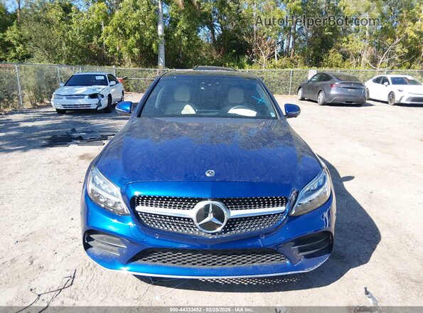 W1KWF8DB1MR618051 2021 MERCEDES-BENZ C-CLASS Синий 
