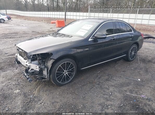 W1KWF8DB3MR630136 2021 MERCEDES-BENZ C-CLASS Black Przód lewy