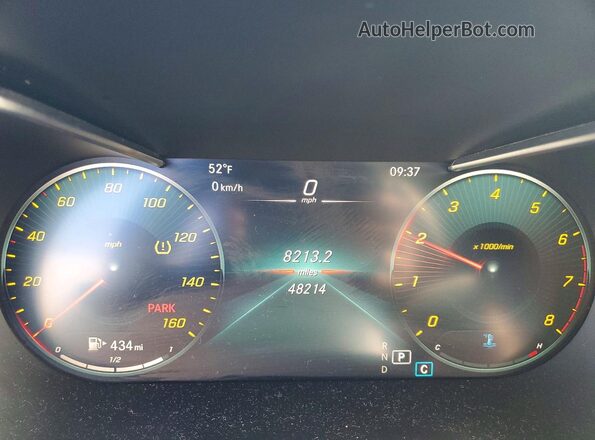 W1KWF8DB4MR604533 2021 MERCEDES-BENZ C Black Вид щитка приладів