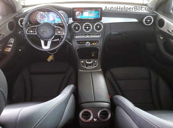 W1KWF8DB4MR649844 2021 MERCEDES-BENZ C Gray წინა პანელის ხედი