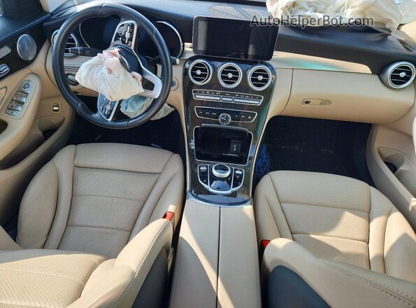 W1KWF8DBXMR643644 2021 MERCEDES-BENZ C Blue Вид панелі приладів