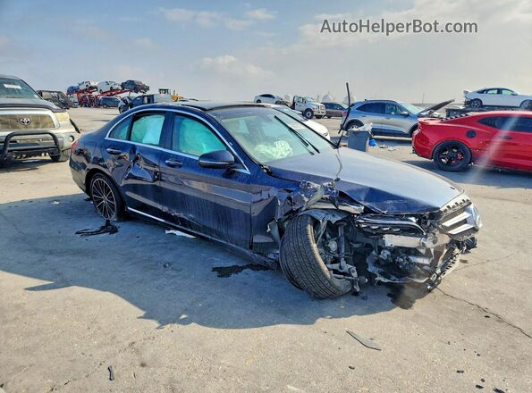 W1KWF8DBXMR643644 2021 MERCEDES-BENZ C Blue Передня права чверть