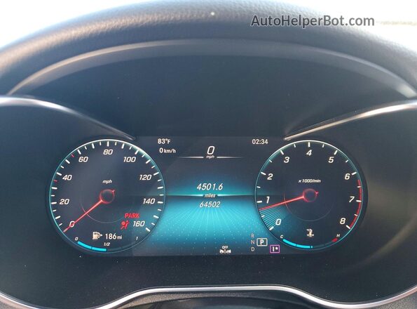 W1KWF8DBXMR646544 2021 MERCEDES-BENZ C Серый Вид щитка приборов