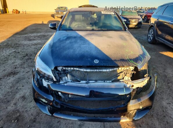 W1KWF8EB1MR631378 2021 MERCEDES-BENZ C Черный Вид спереди