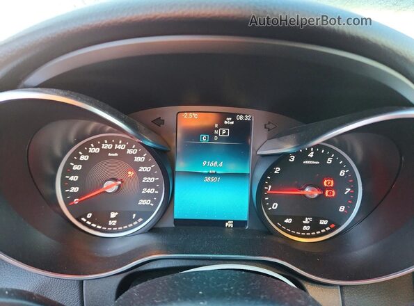 W1KWF8EB1MR631378 2021 MERCEDES-BENZ C Черный Вид щитка приборов
