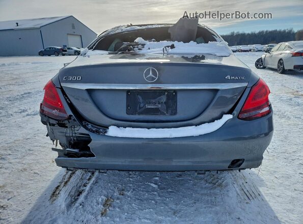 W1KWF8EB1MR641375 2021 MERCEDES-BENZ C Gray Vista trasera
